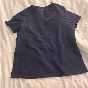Navy Blue women’s scrub top